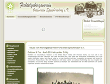 Tablet Screenshot of fgv-speichersdorf.de